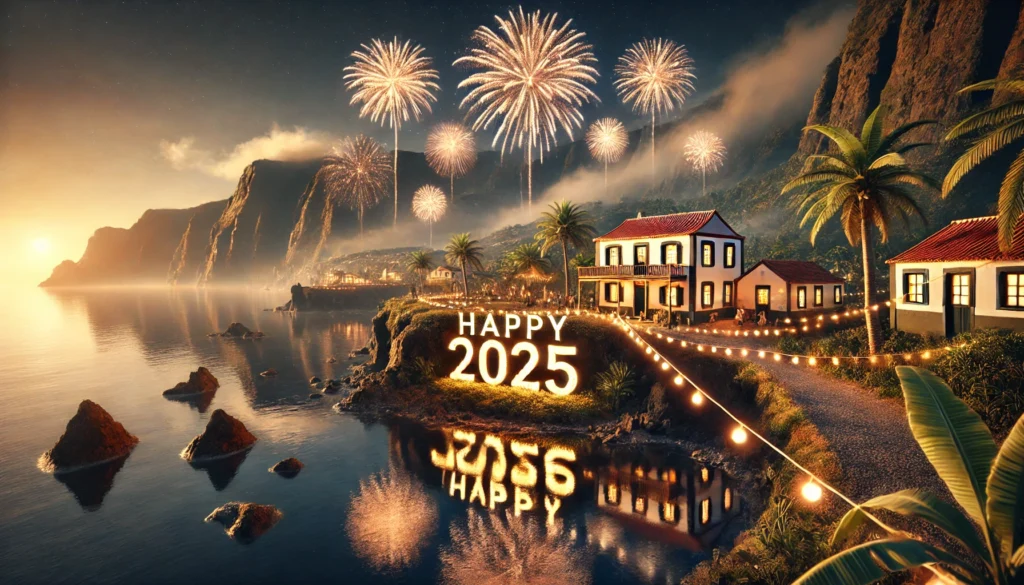 Happy New Year 2025 from www.ocean-retreat.com on Madeira