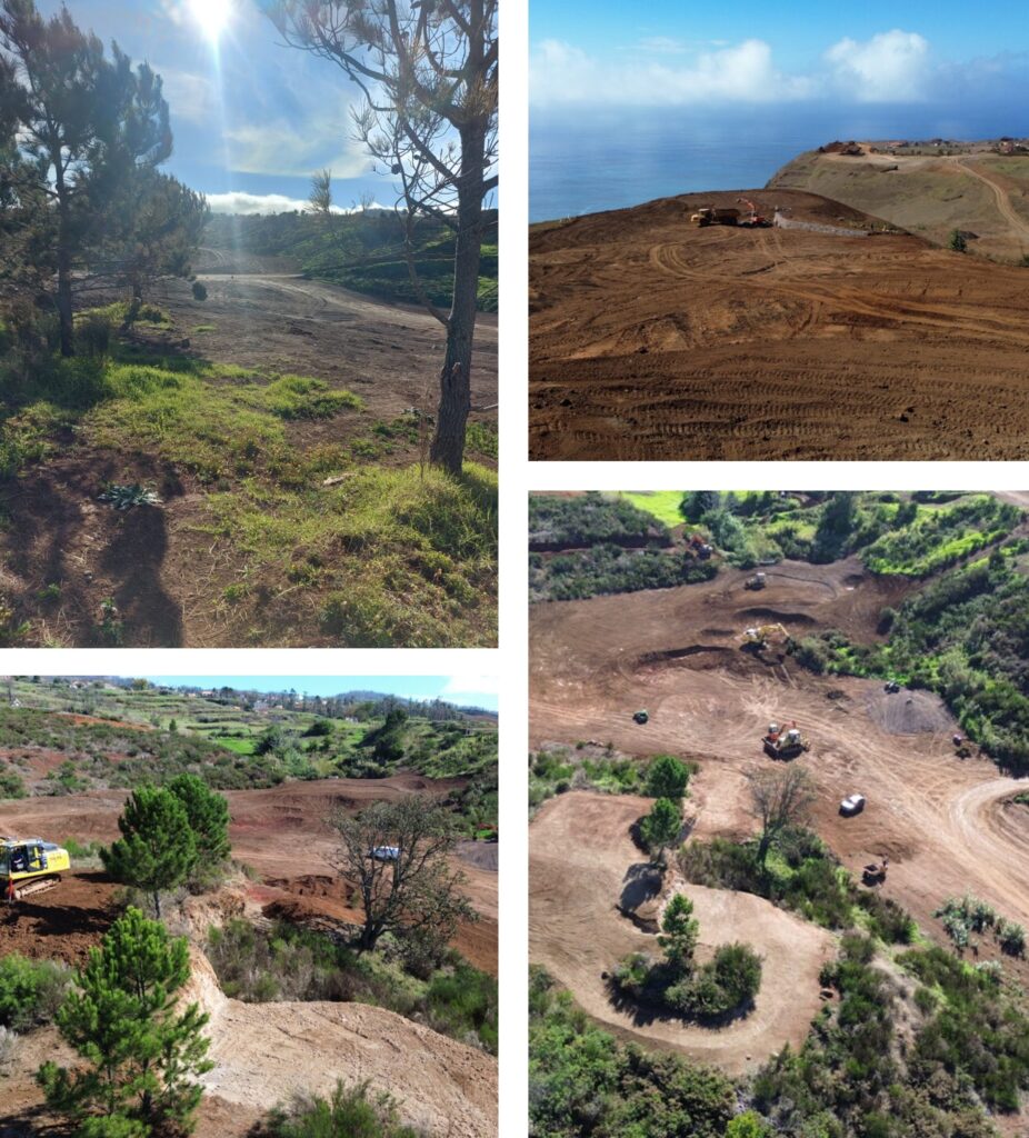 Golf Course Ponta do Pargo Madeira Construction